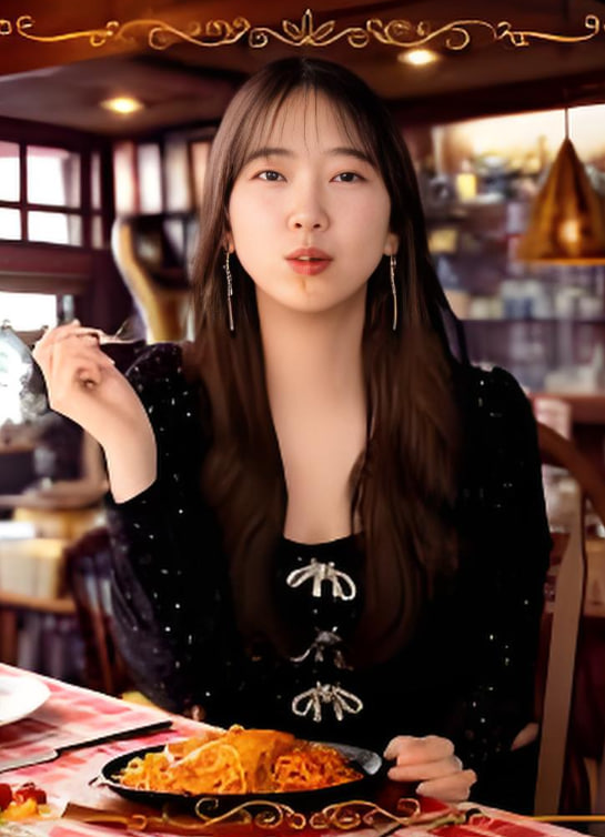 女演员的美食
